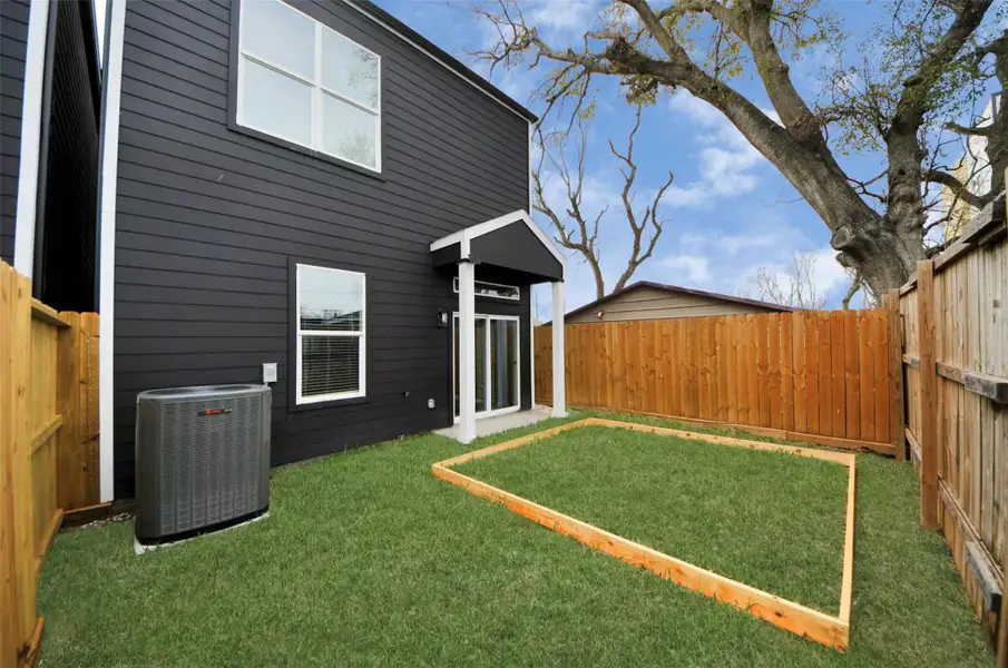 Exterior details and patio area of a home in , Houston (Image 3). Exterior details and patio area of a home in , Houston (Image 3).