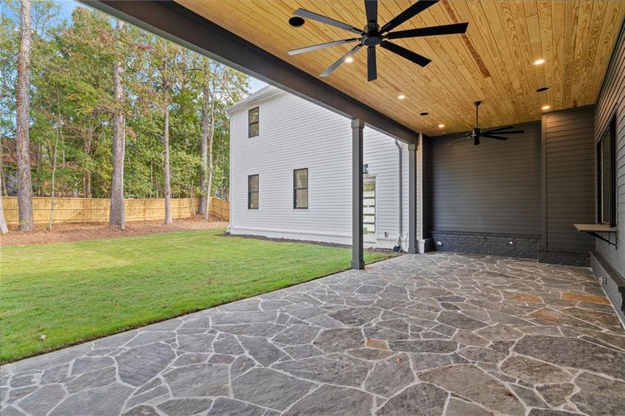 Exterior details and patio area of a home in , Alpharetta (Image 26).