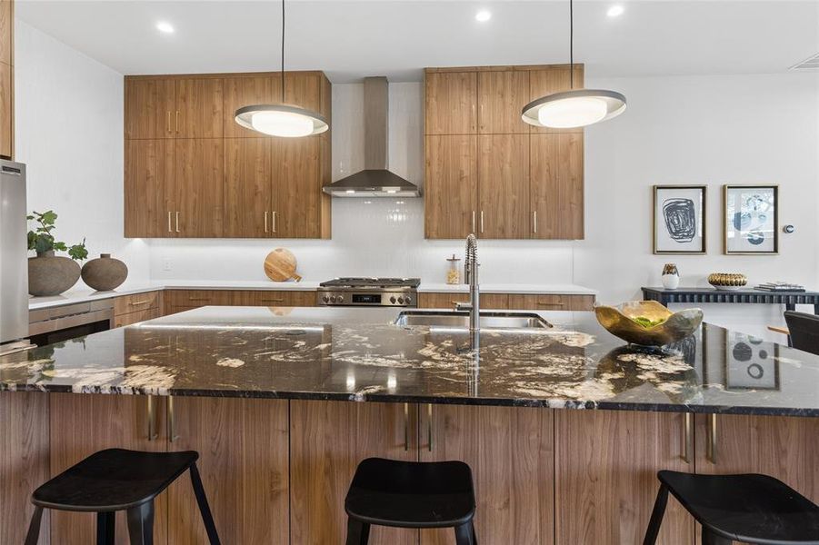 Furnished interior view inside a new home in , Dallas (Image 11).