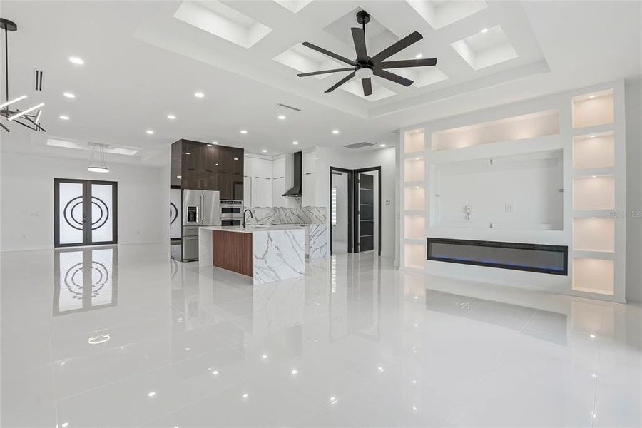 Furnished interior view inside a new home in , Tampa (Image 16).