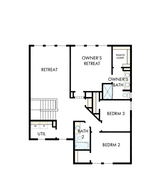 2D floor plan layout of this home in Discover Series - Select, Summerville, SC (Image 3). 2D floor plan layout of this home in Discover Series - Select, Summerville, SC (Image 3).