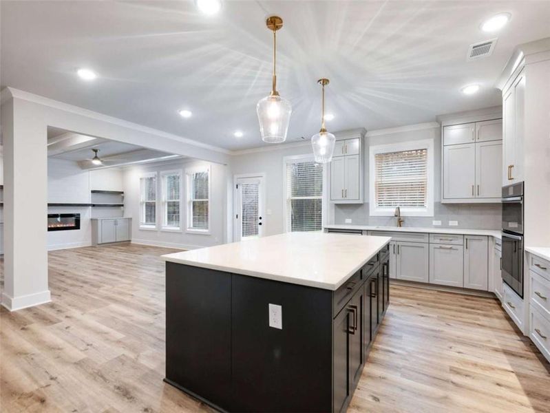 Furnished interior view inside a new home in , Buford (Image 4).