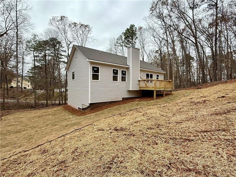 Exterior details and patio area of a home in , Monticello (Image 2).