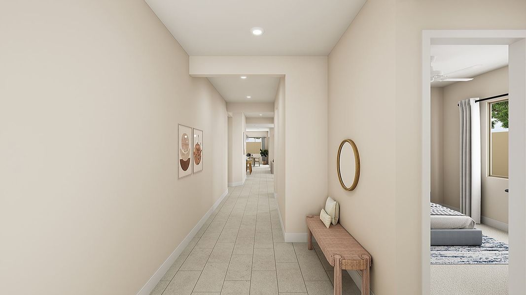 Furnished interior view inside a new home in Luna at Soleo, San Tan Valley (Image 4).