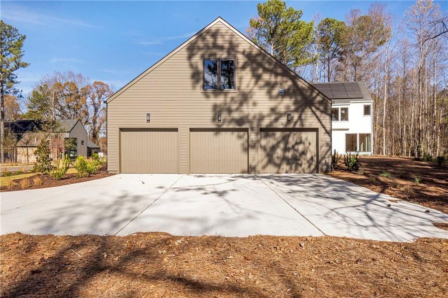 Front exterior of a new home in Aster, Roswell, GA, highlighting curb appeal (Image 27).