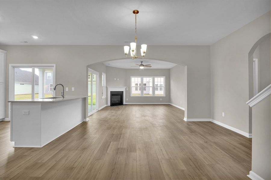 Spacious, unfurnished interior of a new home in Grand Park, Leland (Image 16).