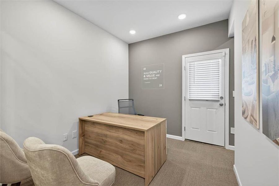 Furnished interior view inside a new home in Varnell Preserve, Dalton (Image 12).