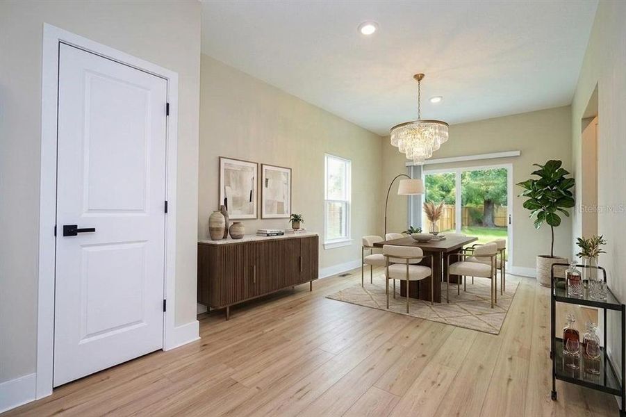 Furnished interior view inside a new home in , Orlando (Image 6).