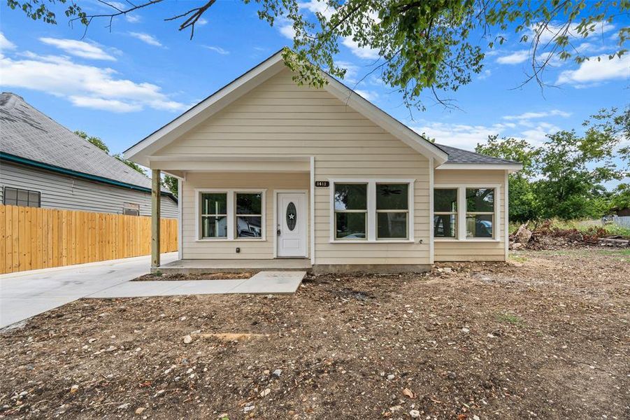 View of bungalow-style house