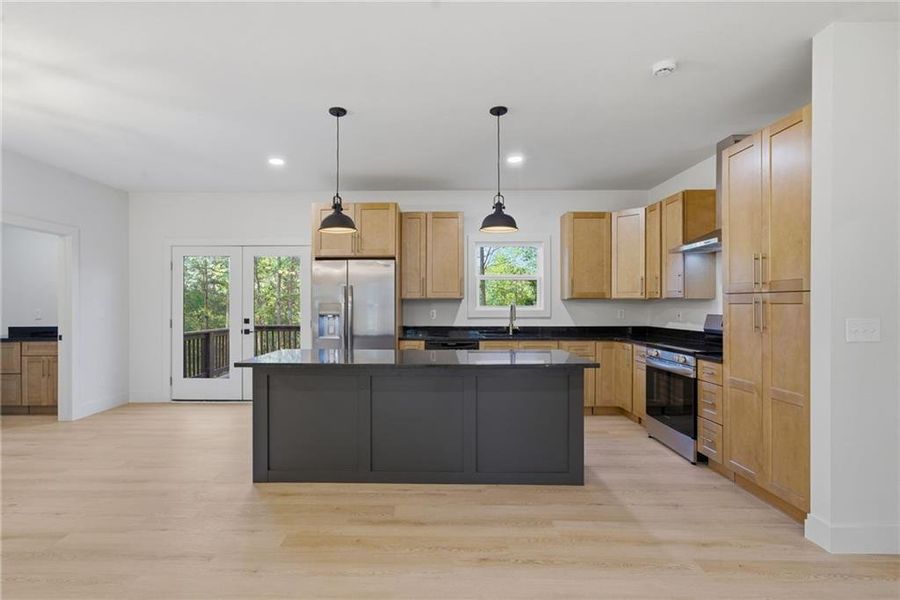 Furnished interior view inside a new home in , Ellijay (Image 8).