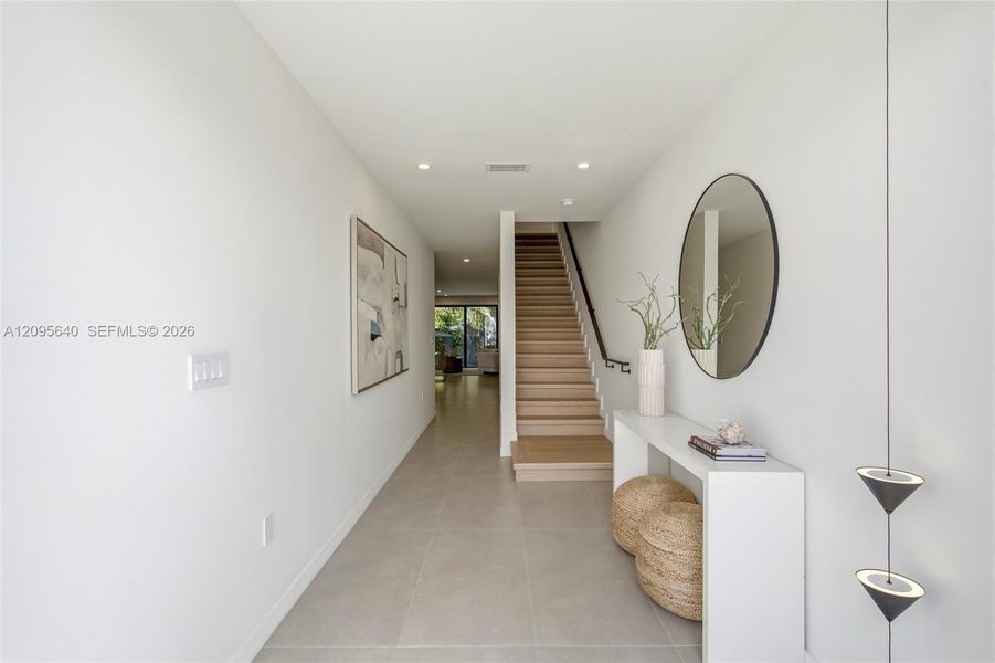 Furnished interior view inside a new home in , Miami (Image 5).