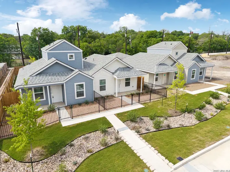 Front exterior of a new home in , San Antonio, TX, highlighting curb appeal (Image 1). Front exterior of a new home in , San Antonio, TX, highlighting curb appeal (Image 1).