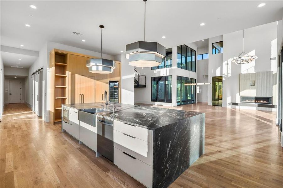 Furnished interior view inside a new home in , Heath (Image 6).