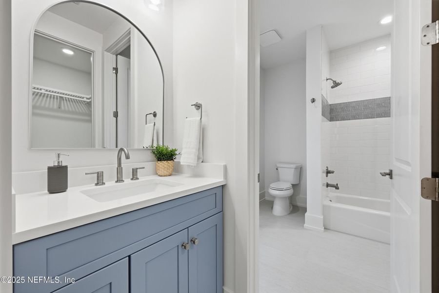 Furnished interior view inside a new home in , Neptune Beach (Image 49). Furnished interior view inside a new home in , Neptune Beach (Image 49).