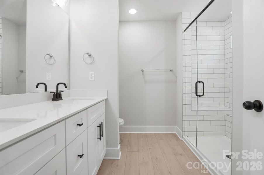 Furnished interior view inside a new home in Blythe Mill Townhomes, Waxhaw (Image 5).