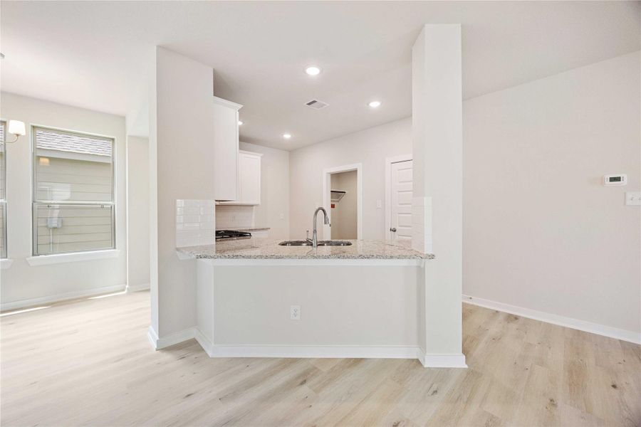 Furnished interior view inside a new home in Bluebonnet Village, Bellville (Image 7).