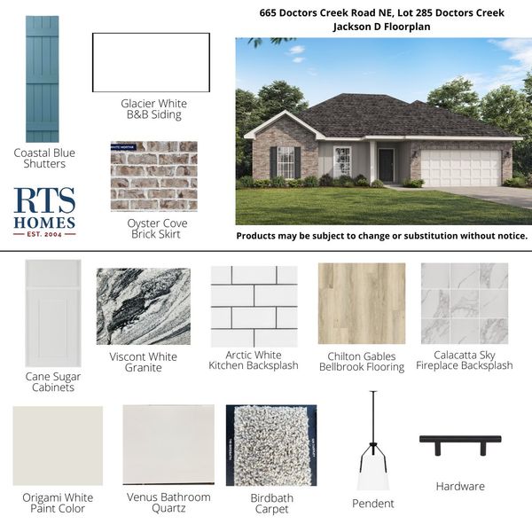 2D floor plan layout of this home in Doctor's Creek, Ludowici, GA (Image 17).