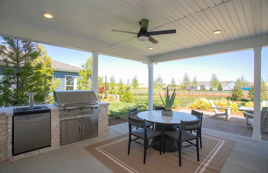 Mystique Exterior in new home design at Active Adult Community Del Webb Barton Village near Nashville