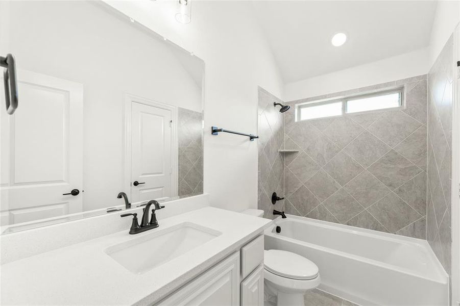 Furnished interior view inside a new home in Crystal Lake Estates, Red Oak (Image 14).