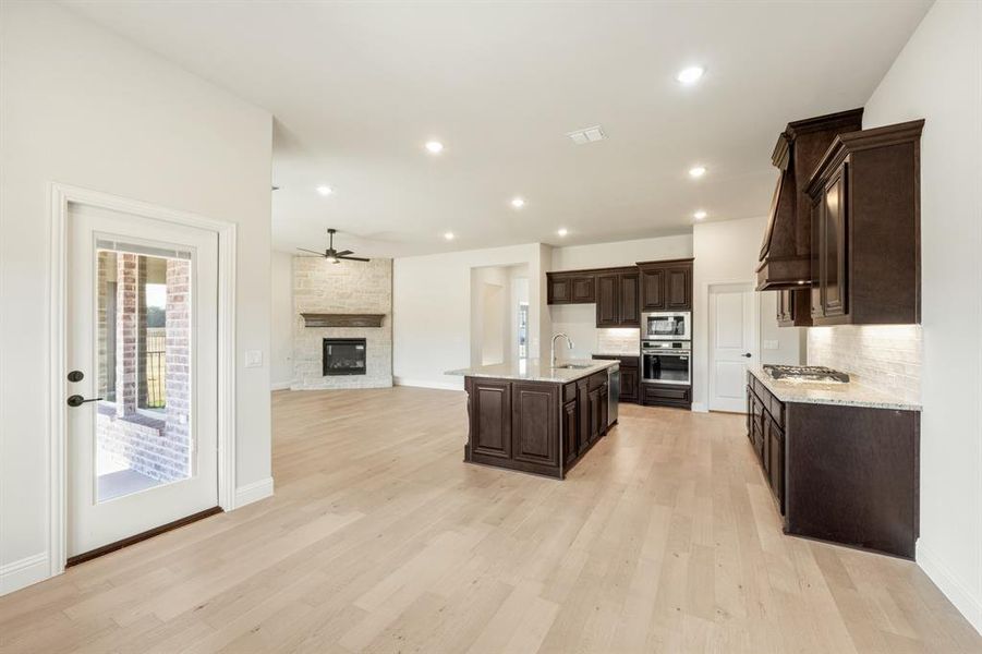 Furnished interior view inside a new home in Abe's Landing, Granbury (Image 16).