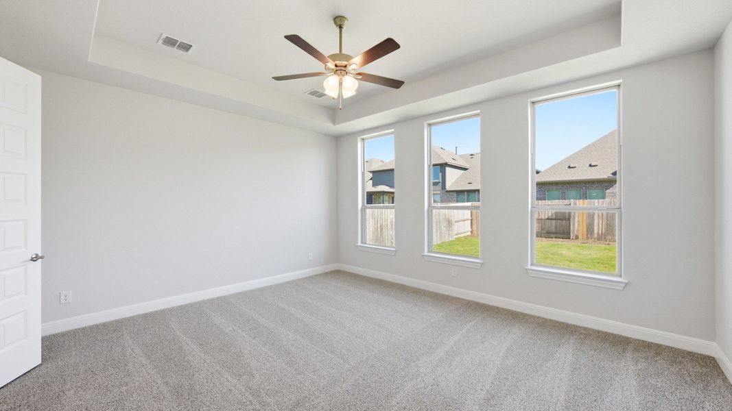 Furnished interior view inside a new home in Hawkes Landing, Leander (Image 13).