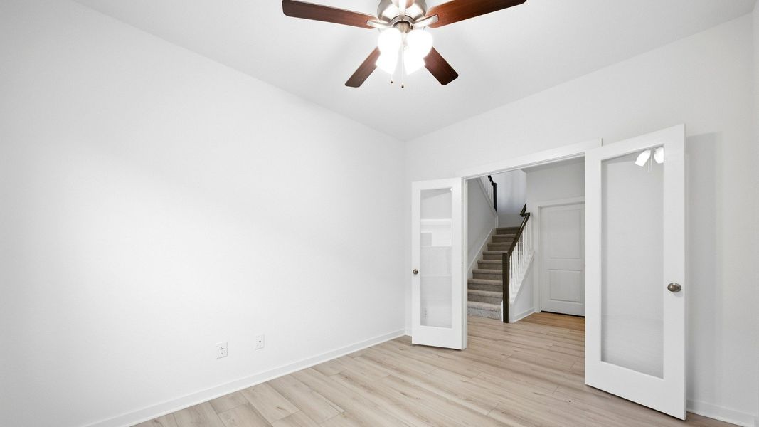 Furnished interior view inside a new home in Sky Ridge, San Marcos (Image 19). Furnished interior view inside a new home in Sky Ridge, San Marcos (Image 19).