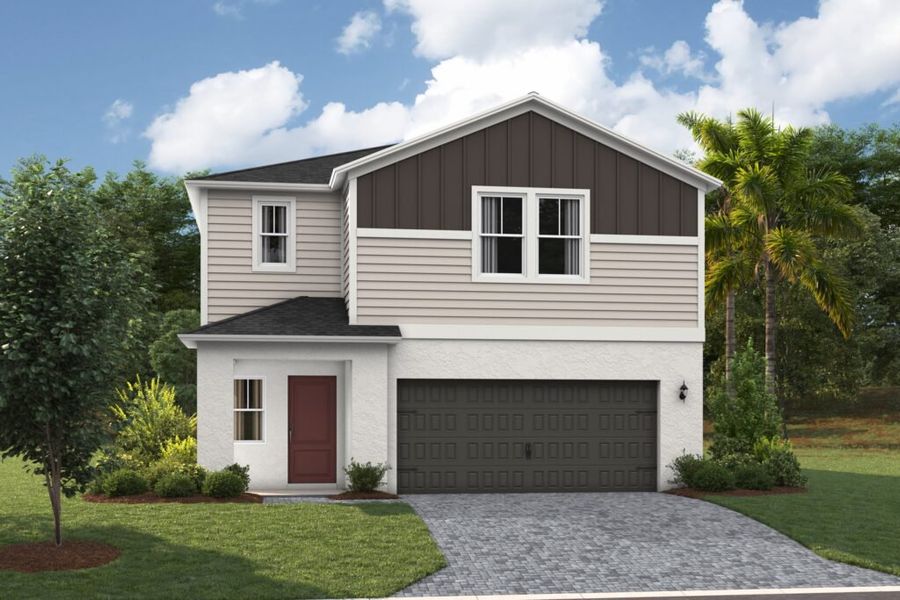 Representative exterior photo of a completed home built from the Valencia by Casa Fresca Homes in Wynnstone, Davenport, FL (Image 18). Representative exterior photo of a completed home built from the Valencia by Casa Fresca Homes in Wynnstone, Davenport, FL (Image 18).