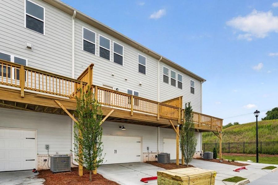 Exterior details and patio area of a home in Chandler Run, Tucker (Image 21). Exterior details and patio area of a home in Chandler Run, Tucker (Image 21).