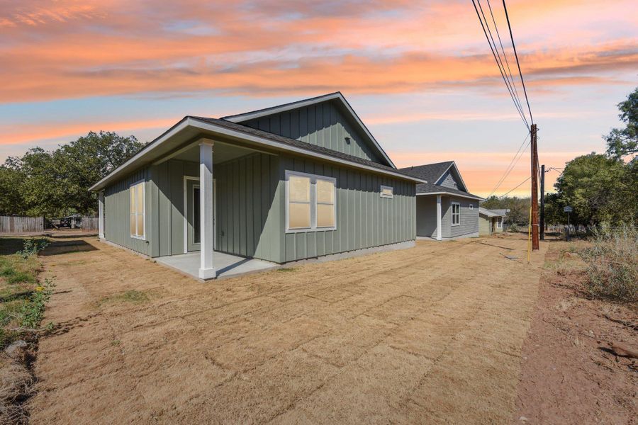 Exterior details and patio area of a home in , Cottonwood Shores (Image 1). Exterior details and patio area of a home in , Cottonwood Shores (Image 1).