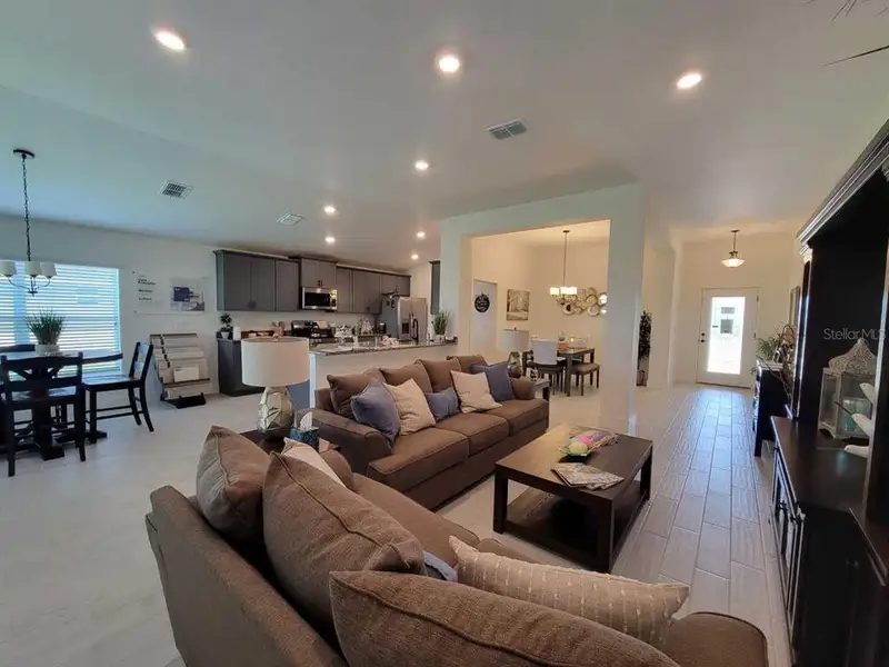 Furnished interior view inside a new home in Ocala Crossings South, Ocala (Image 4).