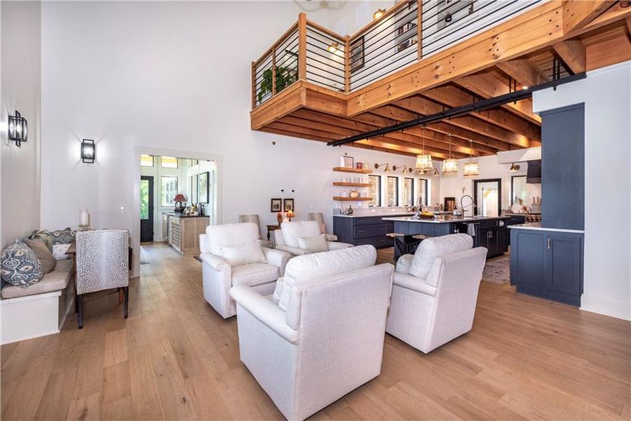 Furnished interior view inside a new home in , Talking Rock (Image 8).