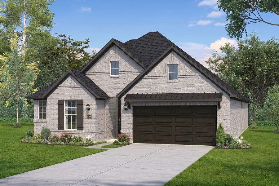 The Aspen - Tudor Elevation