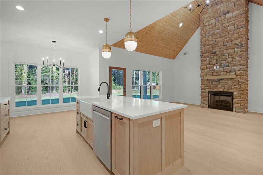 Furnished interior view inside a new home in , Calhoun (Image 7).