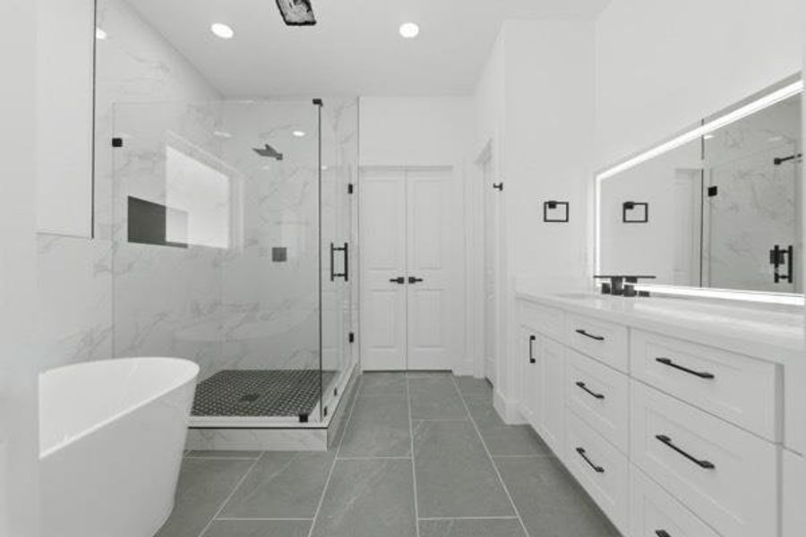 Furnished interior view inside a new home in , Houston (Image 9).