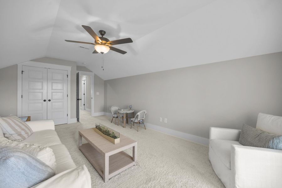 Representative furnished interior of a home built from the Fletcher by Bill Clark Homes in Riverside Cove, Wilmington (Image 16).