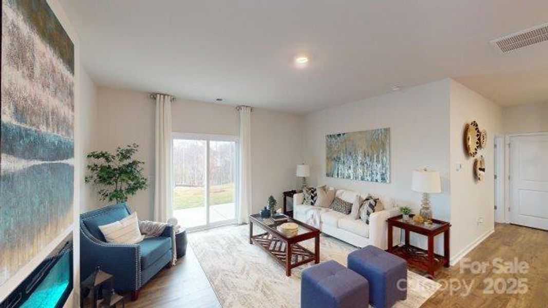 Furnished interior view inside a new home in Falls at Hickory, Hickory (Image 9).