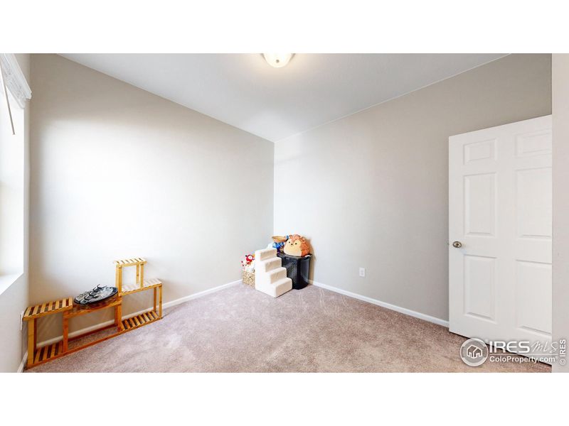 3rd bedroom with large closet.