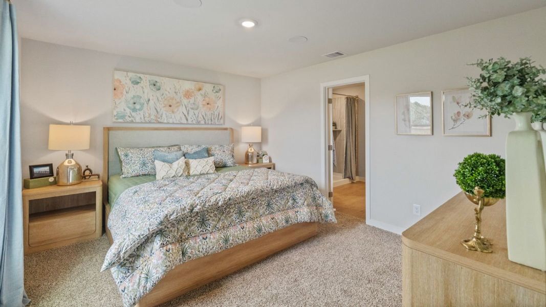 Furnished interior view inside a new home in Waldron Estates, Corpus Christi (Image 7).