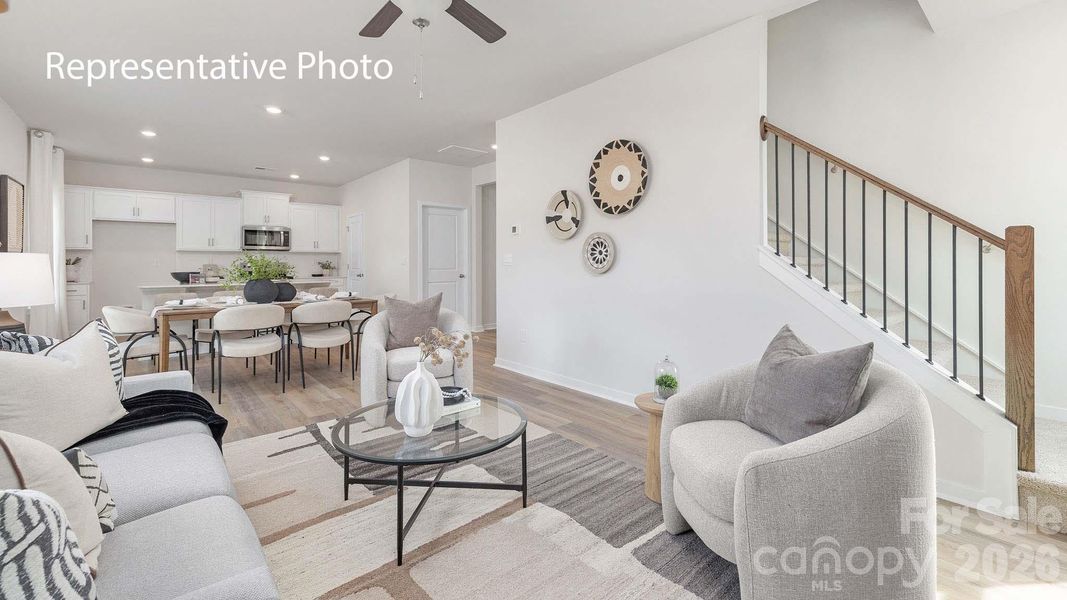 Furnished interior view inside a new home in Stanton, Richburg (Image 13).