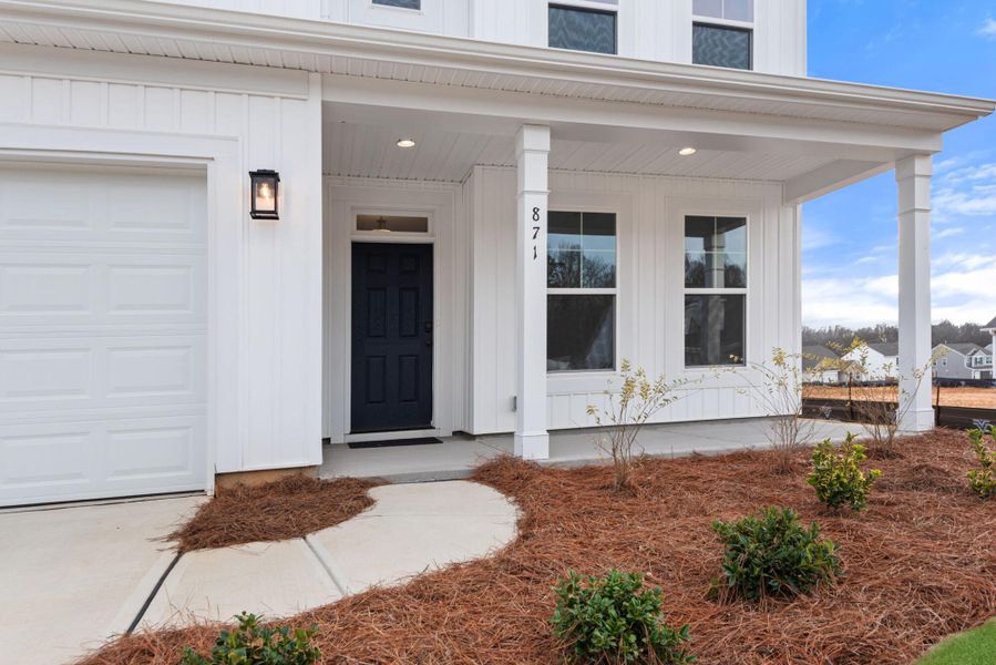 Exterior details and patio area of a home in Hopewell Garden, Winston-Salem (Image 3).