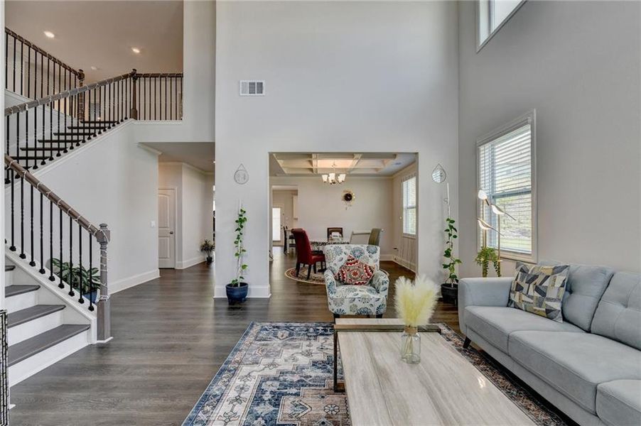 Furnished interior view inside a new home in , Cumming (Image 59).