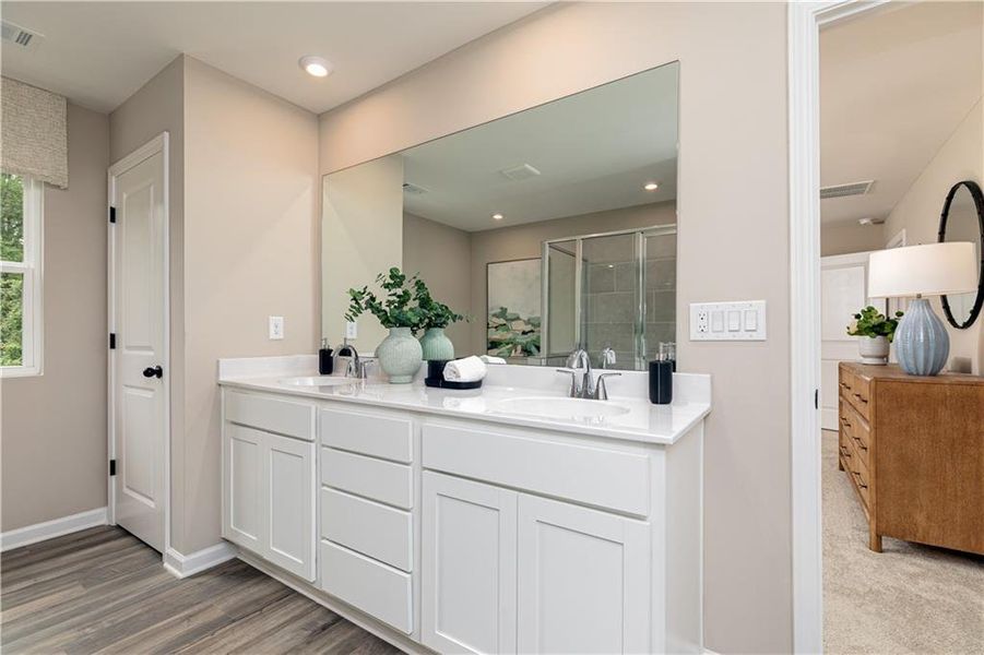 Furnished interior view inside a new home in Rhodes Glen, Lawrenceville (Image 12).