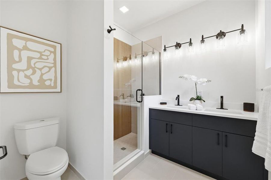 Furnished interior view inside a new home in , St. Petersburg (Image 10).