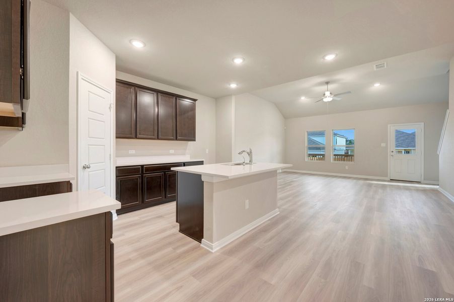 Furnished interior view inside a new home in Agave, San Antonio (Image 10). Furnished interior view inside a new home in Agave, San Antonio (Image 10).