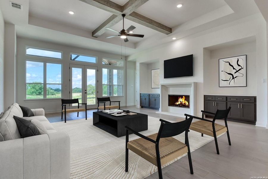 Furnished interior view inside a new home in Waldsanger, New Braunfels (Image 5).
