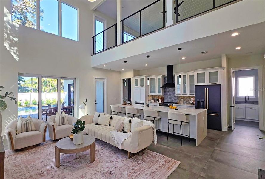 Furnished interior view inside a new home in , Sarasota (Image 64).