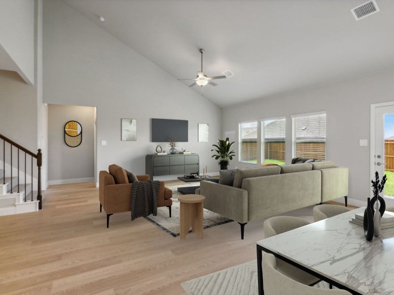 The Kessler floorplan with the Lush interior package.