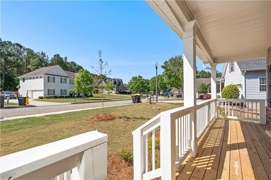 Exterior details and patio area of a home in , Newnan (Image 22).