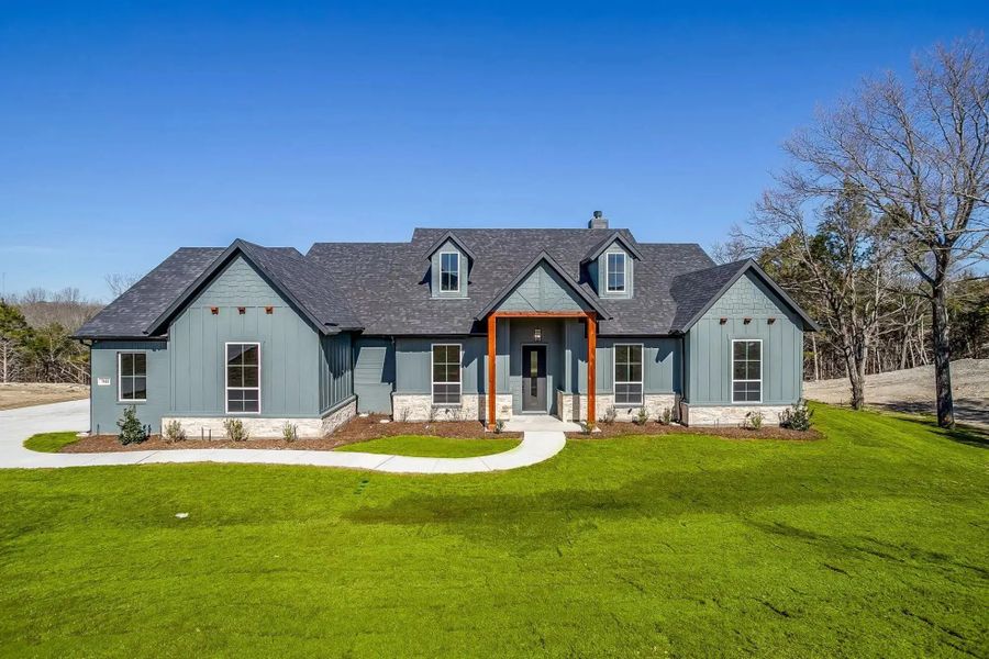Representative exterior photo of a completed home built from the The Colin by Elmwood Custom Homes in Aledo Heights, Aledo, TX (Image 5).
