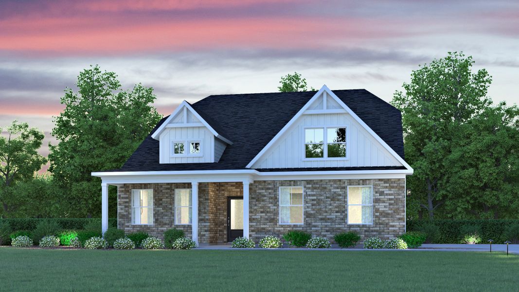 Representative exterior photo of a completed home built from the Reedy by Veranda Homes in Foxbank, Gray Court, SC (Image 28).